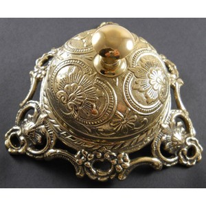 Ornate Solid Brass Handcrafted Hotel Counter <b>Bell</b> for Apartment School Outdoor Use - Product Image 2