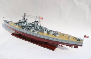 Gia Nhien Fabricant Design Personnalisé HMS VANGUARD MODÈLE DE BATEAU EN BOIS-MODÈLE DE BATEAU EN BOIS DE HAUTE QUALITÉ-ARTISANAT - Product Image 6