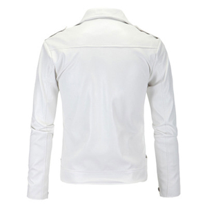 Chaqueta de cuero personalizada de etiqueta privada de último diseño de alto impacto Chaqueta de cuero personalizada cómoda de cuero genuino para hombres - Product Image 2