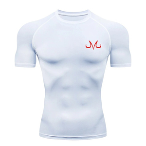 New Breathable Full Sleeves Jogging Wear Customize 3D Printed Gym Shirts Trending Slim Fit Wholesale Rash Guard Anti-UV - Product Image 2