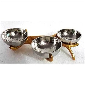 Elegante Tazón de Servir de Acero Inoxidable Hecho a Mano, Pulido y Duradero, para Uso en el Hogar, Hoteles y Fiestas - Product Image 5