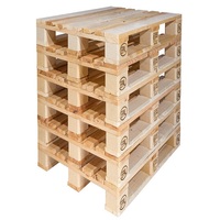 Palette industrielle en pin neuve 1200 x 800 EPAL, double face, 4 voies, norme européenne, bleue, Allemagne, à vendre dans le monde entier, prix avantageux