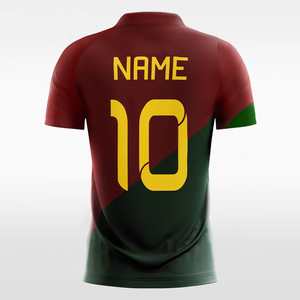 เสื้อเจอร์ซีย์ฟุตบอลตะเข็บเสริมแรงสำหรับเด็กสั่งซื้อจำนวนมาก - Product Image 2
