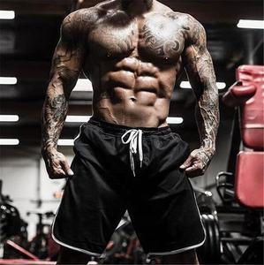 กางเกงกีฬาขาสั้นสำหรับผู้ชายกางเกงวิ่งออกกำลังกายผ้าบาสเก็ตบอลตาข่ายผ้าโพลีเอสเตอร์แห้งเร็วโลโก้แบบลำลอง - Product Image 2