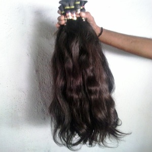 Extensiones de cabello lacio humano indio Natural 100% | Paquetes de cabello humano Remy Virgen sin procesar proveedor a granel al por mayor - Product Image 1