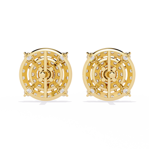 Brilliant 18K <b>Gold</b> <b>Earring</b> with Lab-Grown Diamond Premium Diamond <b>Earrings</b> - Product Image 4