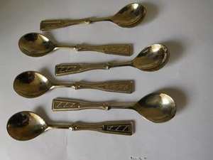 New Designed <b>Gold</b> Color Wedding Spoon From India Ideal for Kitchenware Tableware Hotel Ware Flatware Table Accessories - Product Image 6