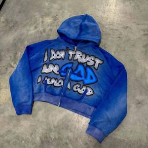 Vente en gros 100% coton polaire pull à capuche de haute qualité sweats lourds pour hommes avec logo personnalisé imprimé style à la mode - Product Image 4