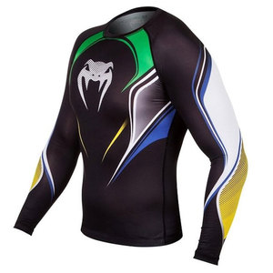 Compression Fit Rash Guards MMA BJJ Anti UV Équipement D'entraînement Tissu Sublimé Jiu Jitsu Kimono Respirant Ji Jitsu Kimono De Jiu - Product Image 5