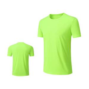 T-shirt d'entraînement de fitness pour hommes respirant col rond manches raglan t-shirt d'entraînement uni léger confortable haut athlétique pour hommes - Product Image 1