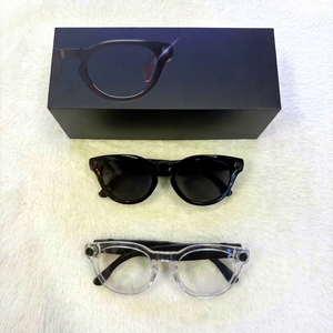 Lentes Inteligentes con Doble Cámara de 8MP, Control Táctil, Video de 1200P, Navegación AR, Reproductor de Música, Asistente IA, Resistentes al Agua IPX5 - Product Image 1