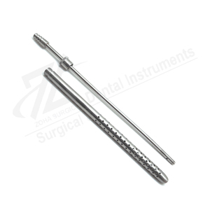 หลอดดูดผ่าตัดใช้ซ้ำได้ทำจากสเตนเลสสัตวแพทย์เครื่องมือทางการแพทย์ใช้ซ้ำได้ - Product Image 1