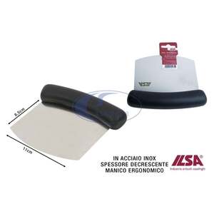 Ilsa Tuttixuno Raschietto Rotondo Flessibile 8.5x11 cm Utensile per Pasticceria e Cottura - Product Image 1
