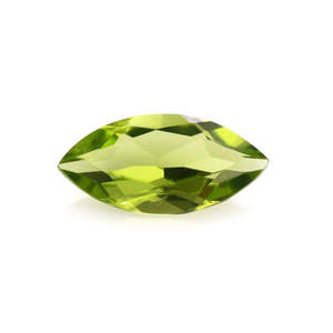 Haute qualité 5x10mm forme de marquise lâche péridot naturel pierres précieuses à facettes Quartz vert prix de gros pour les bijoux - Product Image 1
