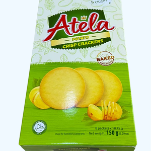 Vietnam Patata Crispy Crackers 150G Salado Dulce Sabor Bolsita Caja - Product Image 1