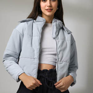 Recién llegado, chaqueta acolchada para mujer, técnica con estampado de piel de oveja, último diseño, ropa de calle de invierno, chaqueta de burbujas, nuevo estilo para mujer - Product Image 4