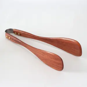 Venta caliente comida de madera pinzas multifunción cocina tostadas y patatas fritas Tong para restaurante Bar accesorios en el mejor - Product Image 5