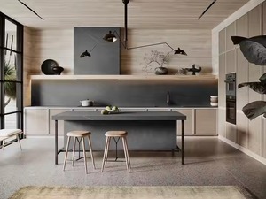 Modern European Design Smart Wood Cabinet with <b>Matt</b> <b>Lacquer</b> Finish Complete Kitchen Cabinetry - Product Image 5