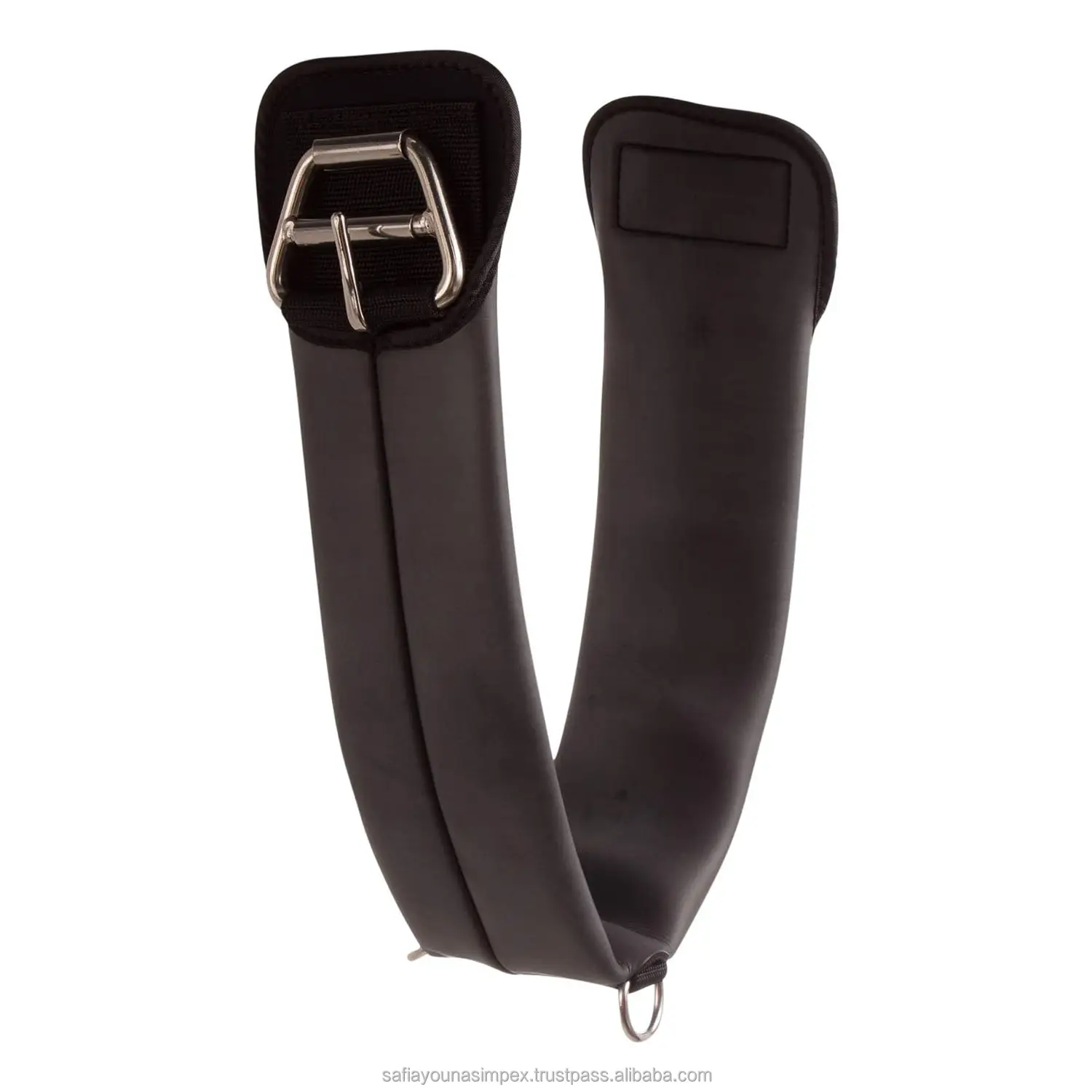 Meilleure vente Sangle de selle de cheval occidental en gel noir antidérapant CINCHES Boucles à rouleau en acier inoxydable Cinch avant lisse