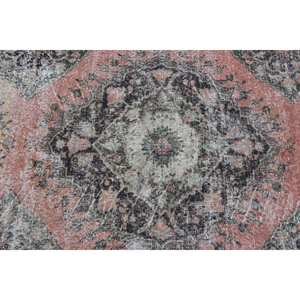 Vintage Red & Green Patchwork Turkish Wool <b>Rug</b> 3.3 X 12.5 ft <b>Flat</b> Weave with Latex Backing for Living Room Decorations - Product Image 5