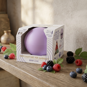 Fabriqué en Italie, ETEREA Berry Love, boule de gel solide parfumée pour assainisseur d'air, décoration intérieure, parfum fruité, style moderne - Product Image 2