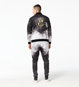 Ensemble de survêtement décontracté uni tendance pour sublimation OEM, streetwear personnalisé, marque privée, toucher doux, tenue lifestyle branchée - Product Image 2