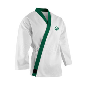 Uniforme de Karate Ligero a Precio de Fábrica, Servicio OEM, Logotipo Frontal de Alta Calidad, Kimono de Jiu Jitsu 100% Algodón para Adultos - Product Image 2