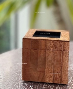 Quemador de Incienso Bakhoor Árabe Tradicional Hecho a Mano, Quemador de Madera Madkhan para Uso Aromático, Material de Madera Ecológico y Duradero - Product Image 2