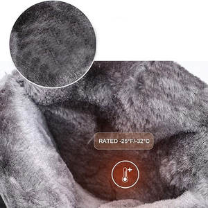 Botas de Senderismo <span class=keywords><strong>para</strong></span> <span class=keywords><strong>Hombre</strong></span>, Impermeables, Aislantes, con Cordones Elásticos, Cómodas <span class=keywords><strong>para</strong></span> Clima Frío, <span class=keywords><strong>para</strong></span> Acampar, Pescar, Caminar, Protectoras - Product Image 2