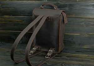 Bolsos para chicas adolescentes mochilas de cuero genuino Vintage mochilas para damas mujeres diseñador mujer mochila bolsas - Product Image 5