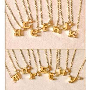 Jeulia Custom <b>Initial</b> Pendant <b>Necklace</b> with Birthstone in Rose Gold Sterling <b>Silver</b> - Product Image 6