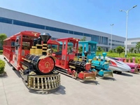 Prix d'usine : Train de luxe avec 48 sièges. Train électrique sans rails pour enfants.