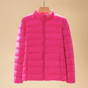 Abrigo de invierno con cremallera de color sólido, chaqueta informal acolchada de manga larga con cuello levantado, cárdigan grueso de lona para uso en exteriores, mantiene el calor - Product Image 6