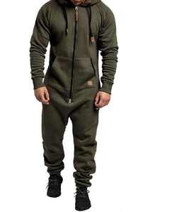 ชุดวิ่งออกกำลังกายผู้ชายแบบแห้งเร็วระบายอากาศได้ดีมีซิปเต็มรูปแบบน้ำหนักเบาสวมใส่สบายสำหรับฤดูหนาว - Product Image 2