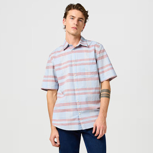 High Quality <b>Men's</b> Office Slim Fit <b>Striped</b> Casual Fashion Cotton Oxford <b>Shirt</b> <b>Long</b> <b>Sleeved</b> Plus Size Formal Flannel Style - Product Image 1