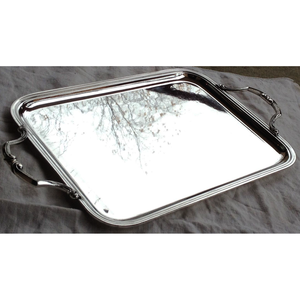 Bandejas de Servicio Decorativas de Acero Inoxidable Hechas a Mano, Diseño Moderno y Ecológico para el Hogar, Comedor, Hotel, Ramadán, Bodas - Product Image 2