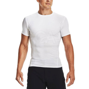 Nylon Polyester Made <b>Men</b> Compression T-shirts Private Label Customized <b>Men</b> Compression T-shirts - Product Image 1