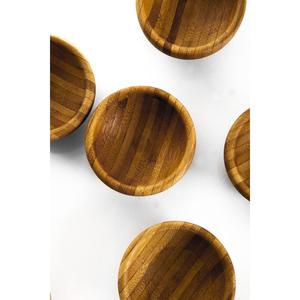 Bambum/BKLE1 Lot de 6 Couvercles en Bambou pour Bols – Vaisselle Écologique Premium - Product Image 2