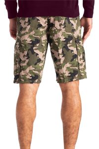 Mens 3/4 Long Length Shorts Elasticated Waist Cargo <b>Three</b> <b>Quarter</b> cotton <b>jeans</b> shorts Casual Men's camo Shorts - Product Image 2