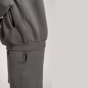 Ensemble sweat à capuche et short pour hommes Survêtement pour hommes Joggers Suites Survêtement 2 pièces Ensembles de survêtements pour hommes - Product Image 3