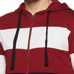 Sweats à capuche américains avec fermeture éclair pour hommes, tenue décontractée de grande taille de bonne qualité avec logo personnalisé respirant et imprimé - Product Image 3