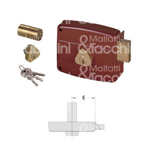 ล็อคประตูใช้2รอบถังคงที่คู่ - Product Image 1