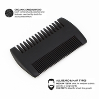 Offre Spéciale – Ensemble de brosses à barbe en bois de bambou de haute qualité avec poils 100 % naturels, sans manche, personnalisable avec logo pour homme