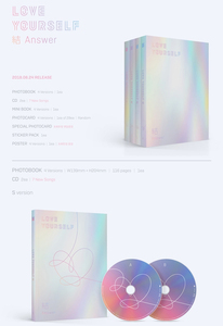 BTS-LOVE YOURSELF ANSWER 5º Mini Álbum CD Música Pop Coreana Versión SELF - Product Image 2