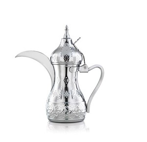 Théière luxueuse en métal brillant couleur personnalisée décorative à la main en gros Dallah dessus de table cafetière en métal abordable - Product Image 1