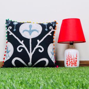 Home Decor Wedding Favors for <b>Sofa</b> Use Handmade Wool Thread Embroidery Hand Work Cushion Covers Suzani Pillowcase - Product Image 1