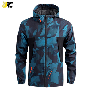 Chaqueta Softshell Unisex al por Mayor, OEM, Impermeable, Cortavientos, con Cuello Alto, Reversible, para Senderismo - Product Image 2