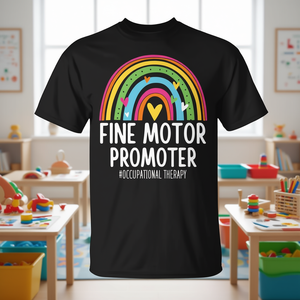 Camiseta para terapeuta de terapia ocupacional que promueve la motricidad fina - Product Image 3