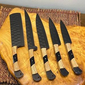 Juego de Cuchillos de Damasco para Cocina al por Mayor con Tabla de Cortar, Bolsa de Cuero de la Más Alta Calidad, Hecho a Mano - Product Image 2