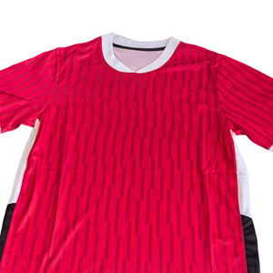 Ensemble de maillots de football personnalisés OEM, vente en gros, uniforme en mesh, logo, nom, équipe, club, design de football, service de découpe automatisé du fabricant - Product Image 5